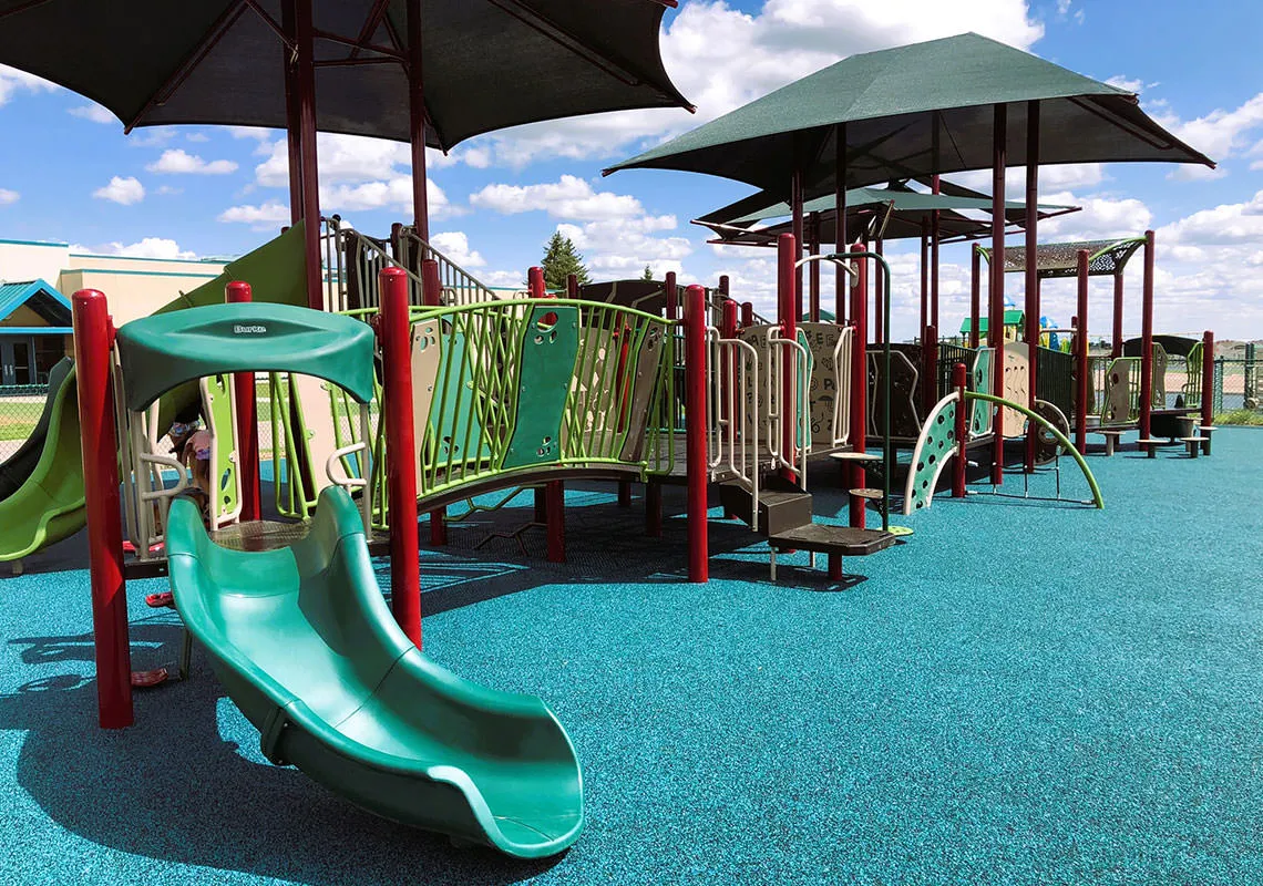 School Playground Installation in Springs Ranch Elementary School, Colorado
